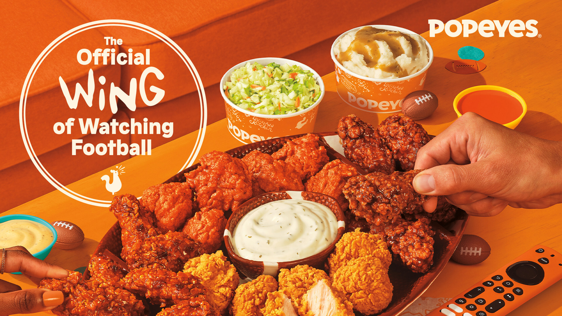 Is Popeyes® “The Official Wing Of Watching Football”?