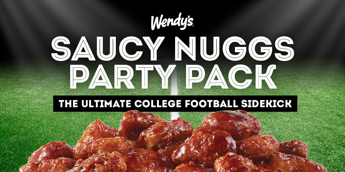 Wendy’s New Saucy Nuggs Party Pack Drops. Wendy’s New Saucy Nuggs Party Pack Drops. Wendy’s New Saucy Nuggs Party Pack Drops.