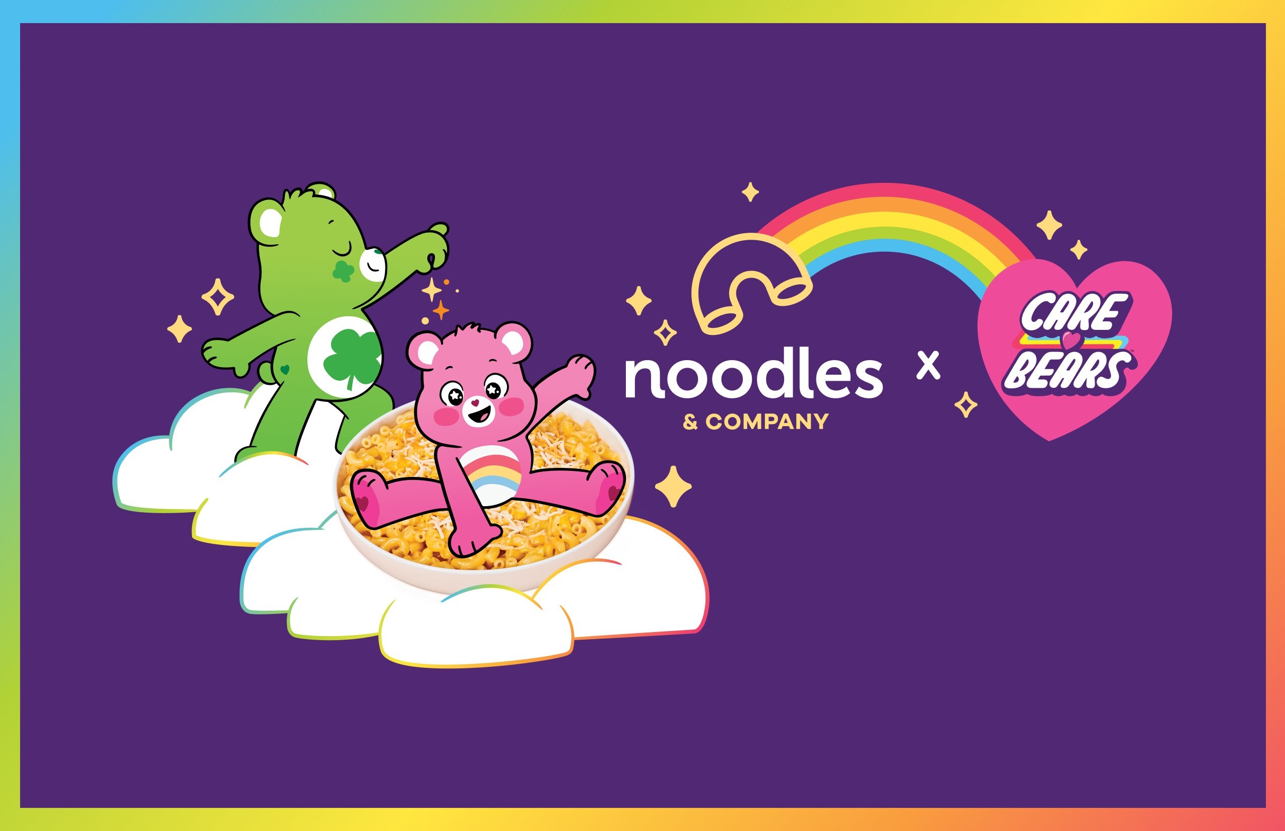 Noodles & Company x Care Bears Collab For The Care Bears Share Menu
