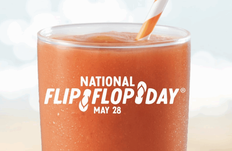 Get a Free Smoothie at Tropical Smoothie Cafe® to Celebrate National Flip Flop Day®(Not A Real Day)
