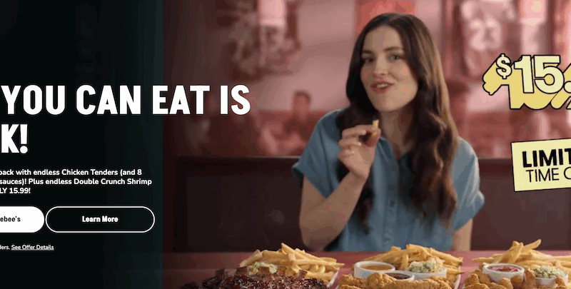 Applebee’s Brings Back “All You Can Eat” Meals