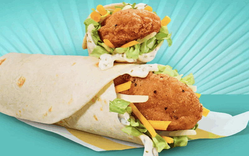 The McDonald’s Snack Wrap: “It’s Back.”