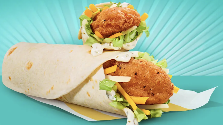 2025 mcdonalds snack wrap promo pic