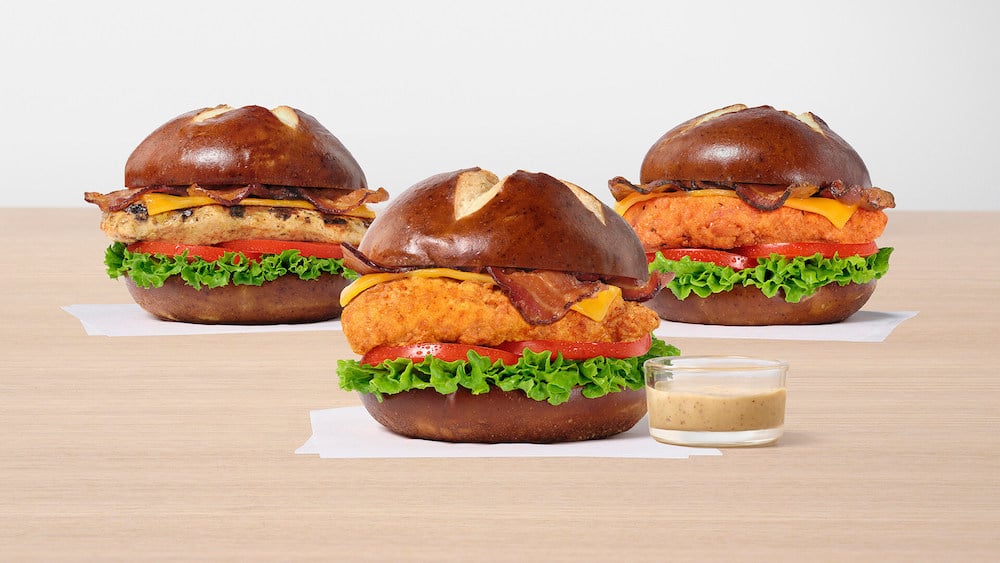 prtezel chicken sandwiches from chick-fil-a